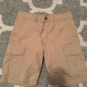 Levi's Tan Cargo Shorts Relaxed Fit Cotton Blend Sz33